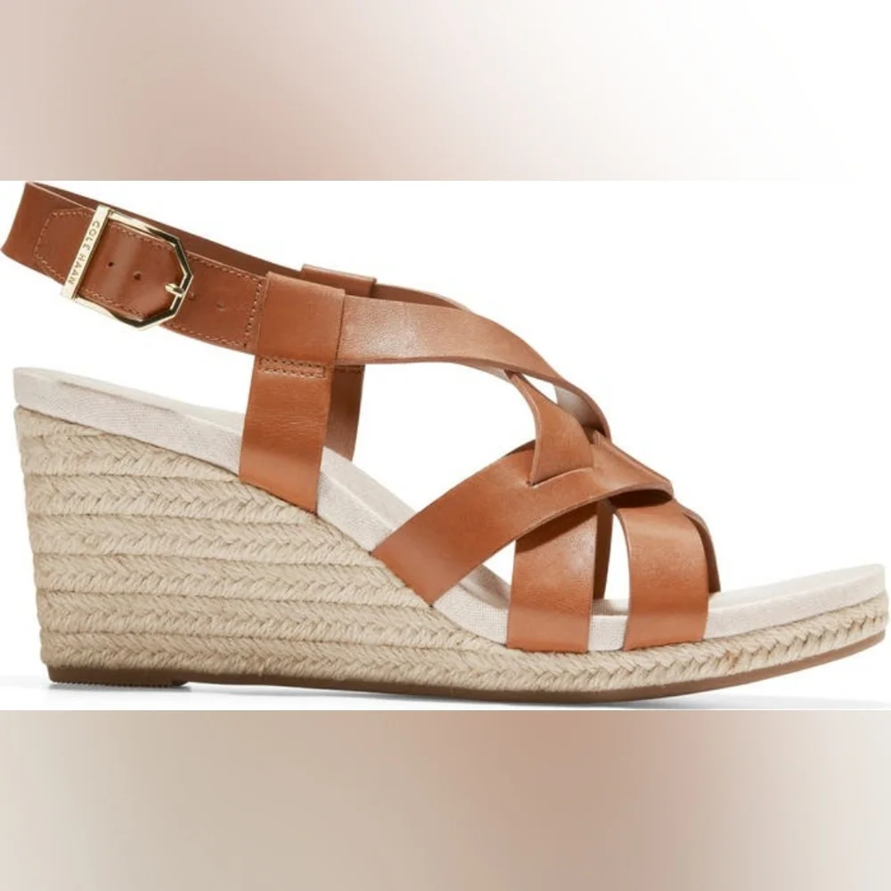 👣COLE HAAN Crystal Espadrille Sandal in Honey